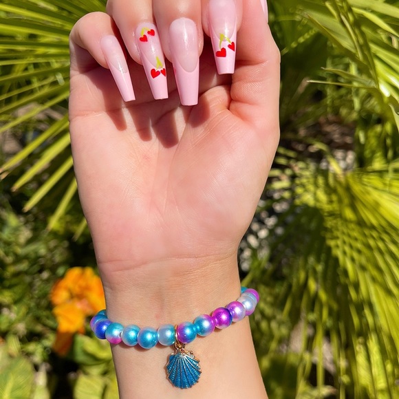 Mermaid handmade beaded bracelet - Picture 4 of 6